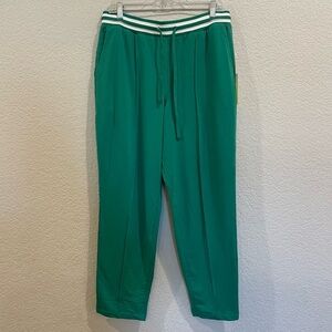 New! Summersalt The Pinktuck French Terry Tapered Joggers in Kelly Green